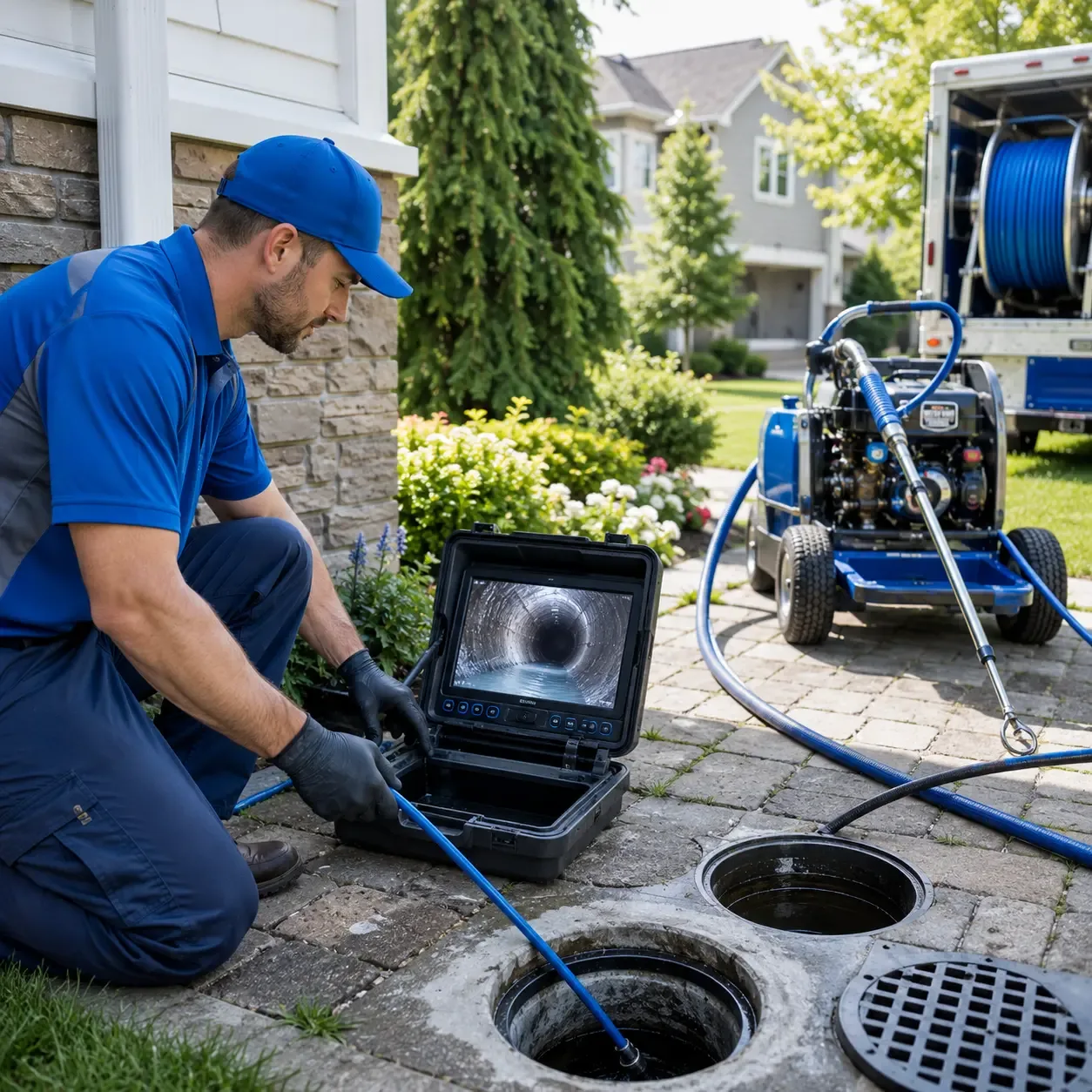 Outdoor drain cleaning professionals serving Leeper, PA